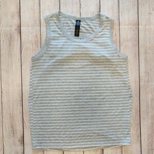 Yogalicious Super Soft Open Back Tank size XS grey